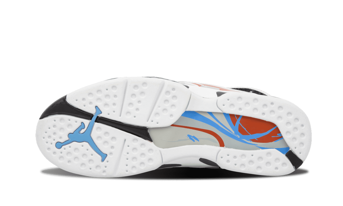 JORDAN MENS Air Jordan 8 Retro LS "WHITE / ANTHRACITE - DARK ORANGE" 317258 104 317258 104 from Stadium Goods