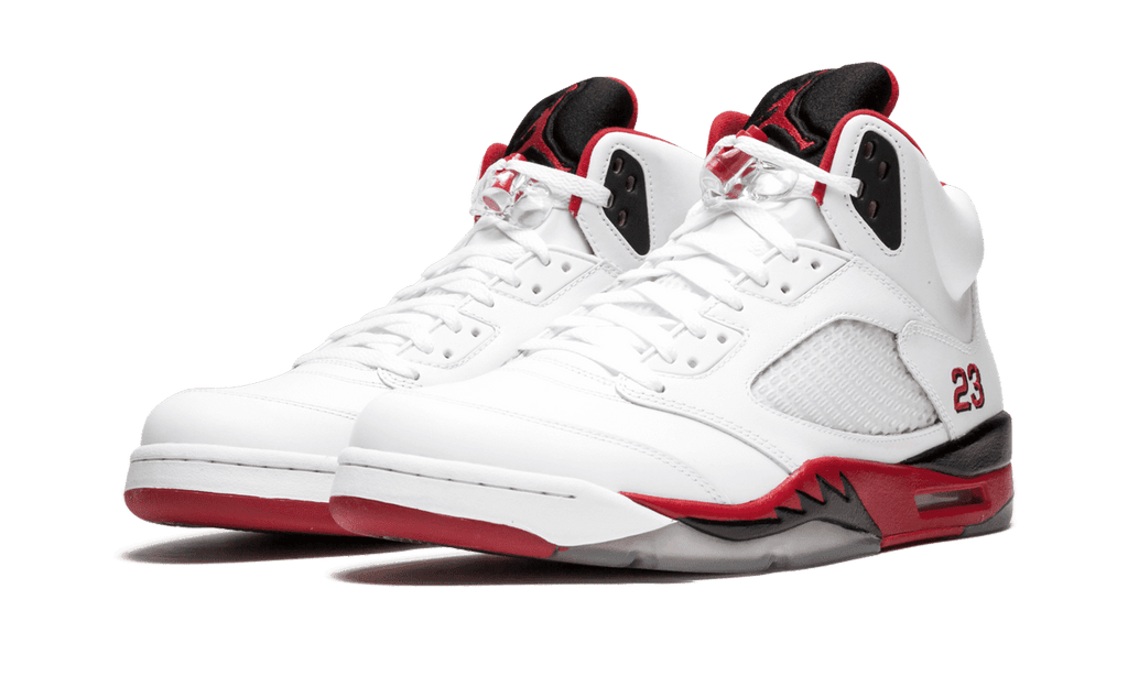 JORDAN MENS Air Jordan 5 Retro "Fire Red" 136027 120 136027 120 from Stadium Goods