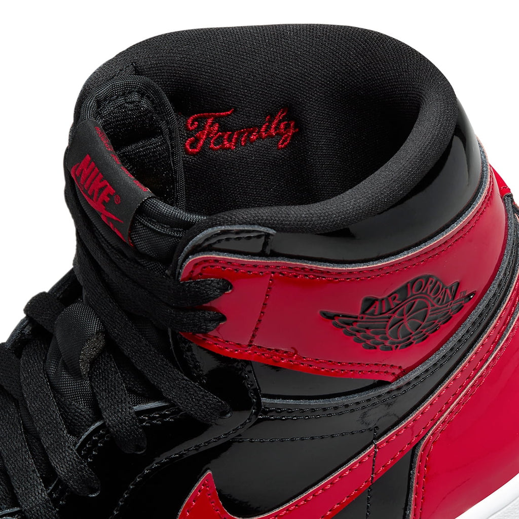 [555088-063] Men's Jordan 1 Retro High OG Patent Bred