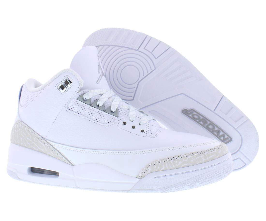 Nike Air Jordan 3 Retro White / Metallic Silver - White CT8532-111 Men's Size 10