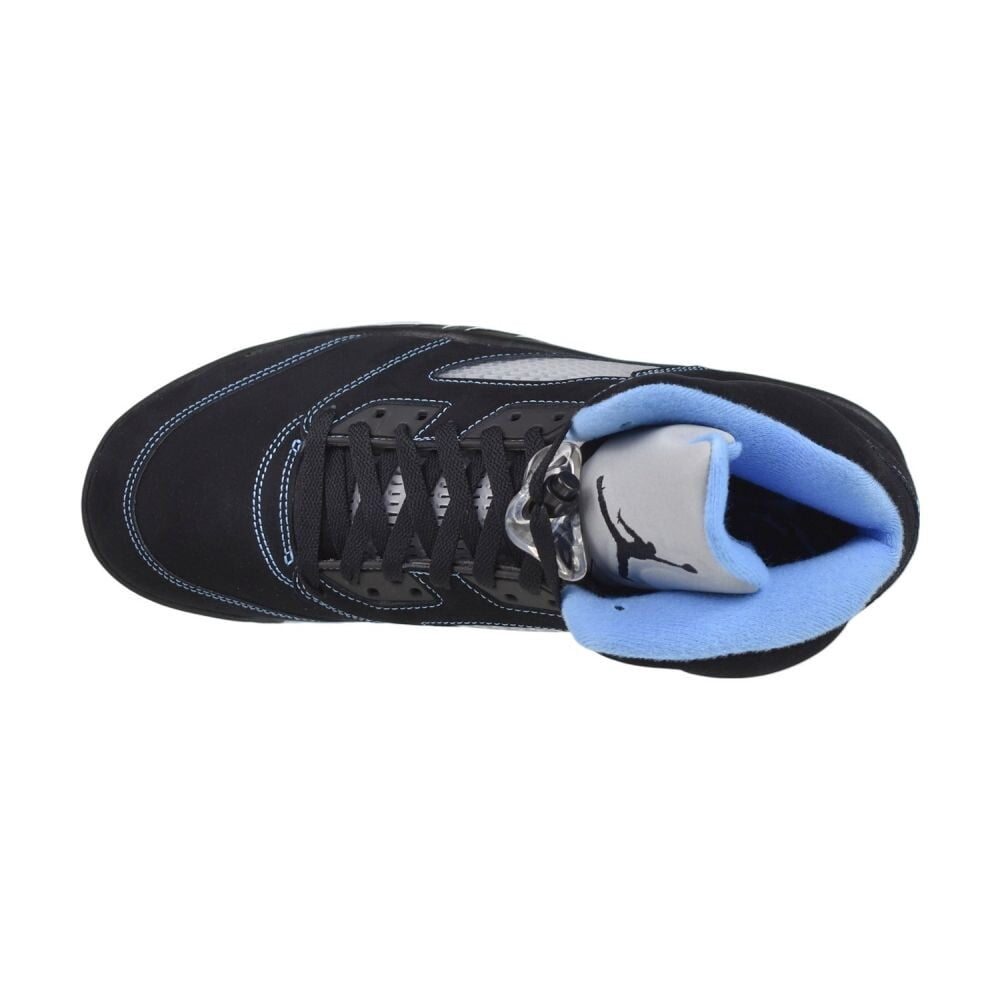 Air Jordan 5 Retro Men's Shoes Black/University Blue dd0587-008