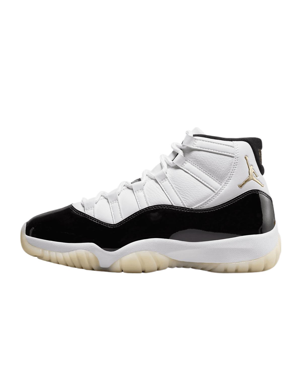 Nike Air Jordan 11 Retro GS Boys Shoes Size 5.5, Color: White/Metallic Gold/Black