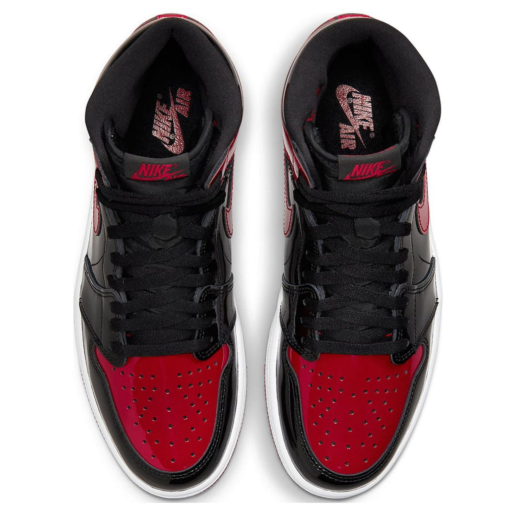 [555088-063] Men's Jordan 1 Retro High OG Patent Bred