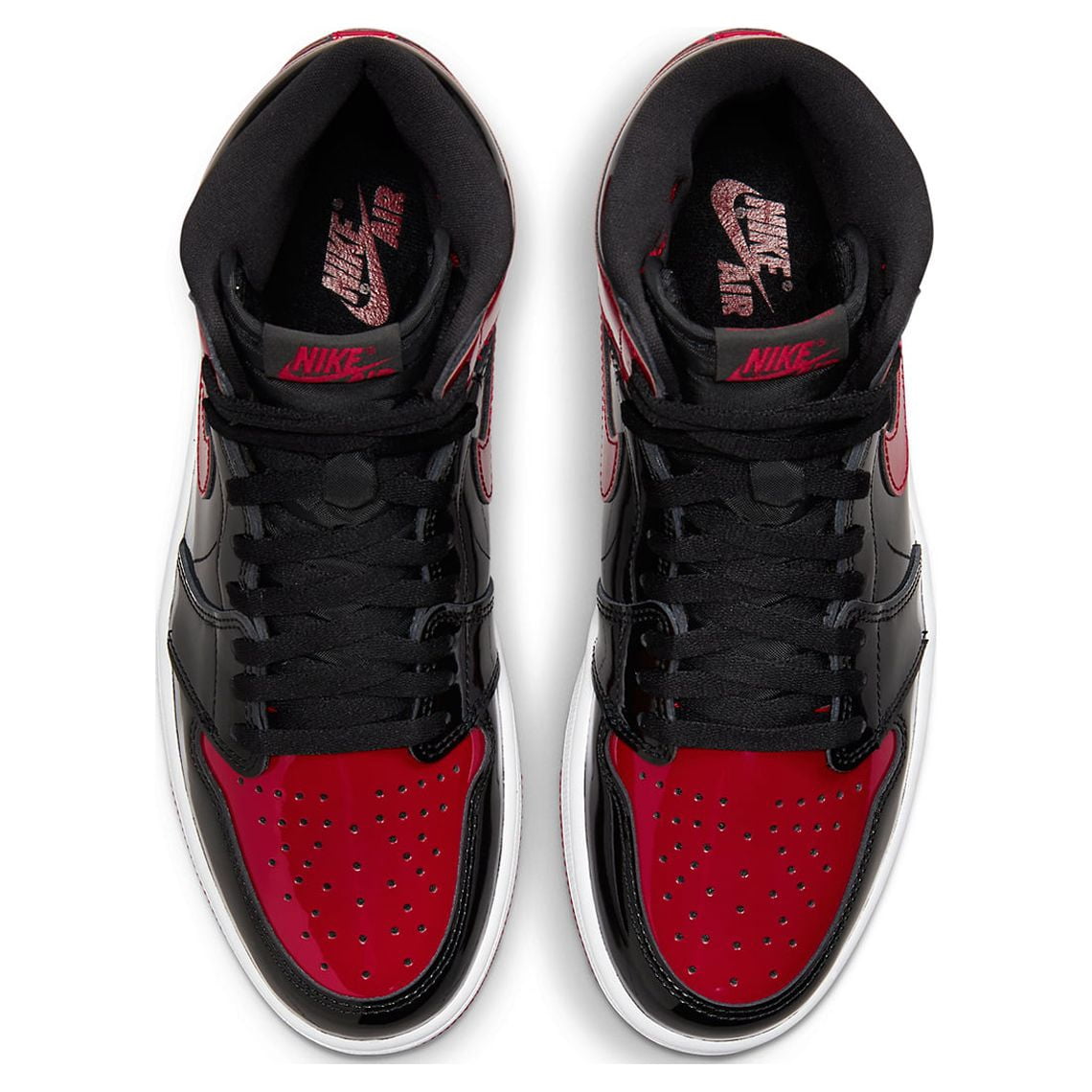 [555088-063] Men's Jordan 1 Retro High OG Patent Bred