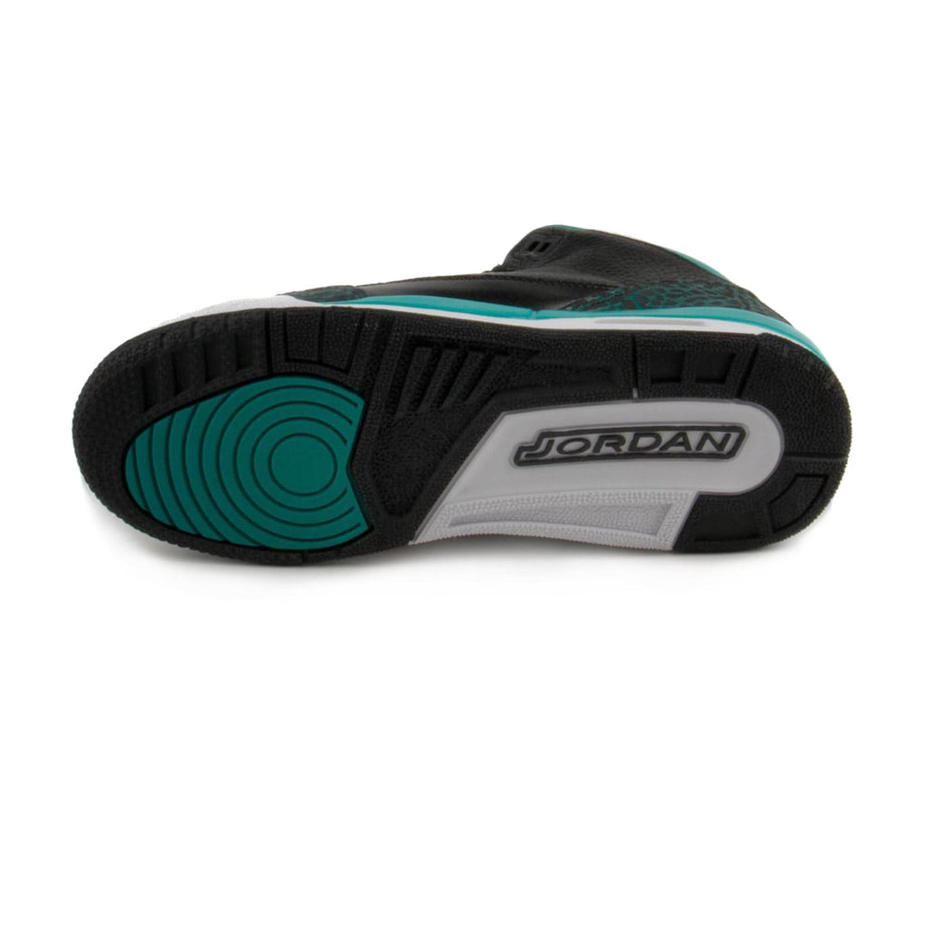 Men's Jordan 3 Retro Black/Green Glow-Wolf Grey (CT8532 031) - 9.5