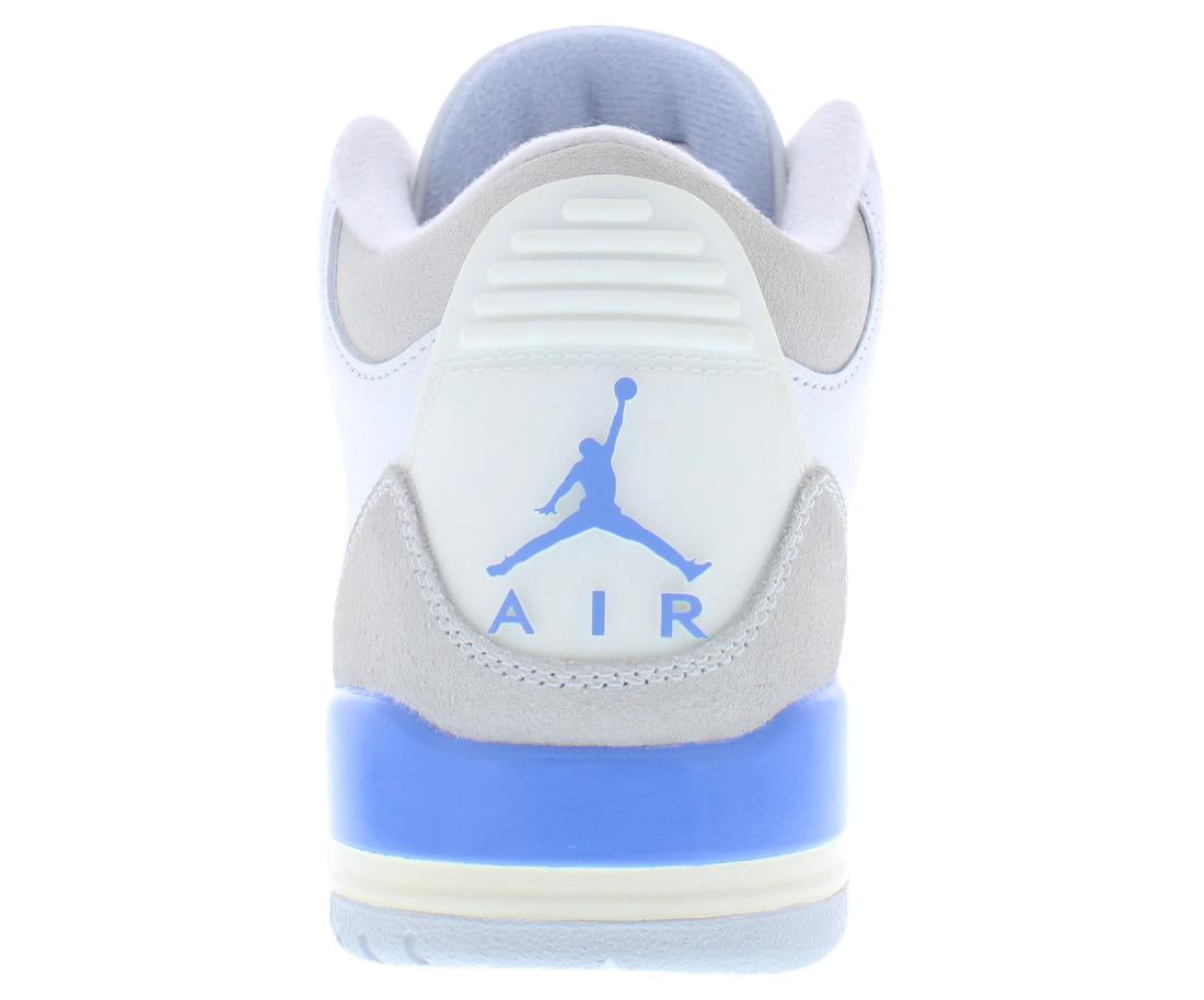 Men's Jordan 3 Retro "Lucky Shorts" Smmt Wht/Hydrogen Blue (CT8532 101) - 12