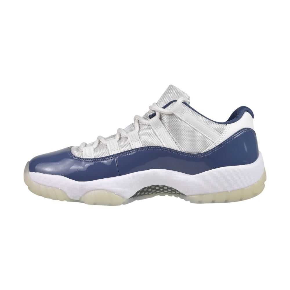 Air Jordan 11 Retro Low Men's Shoes White/Midnight Navy fv5104-104