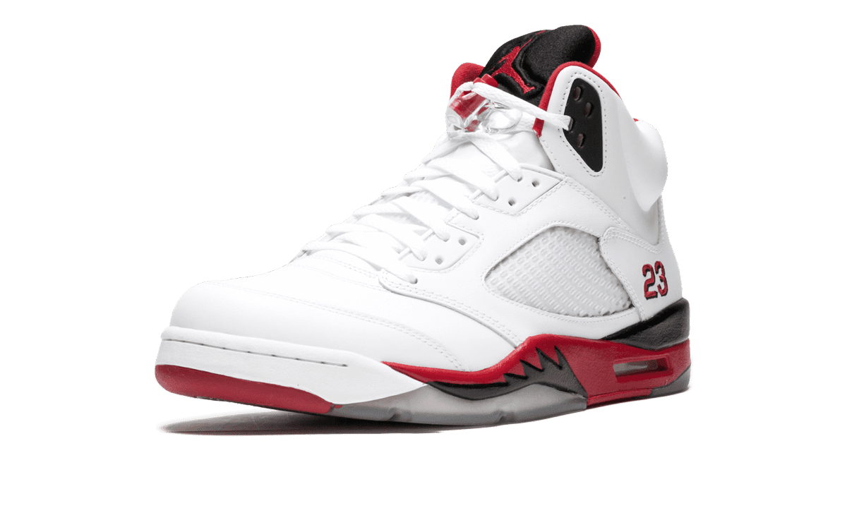 JORDAN MENS Air Jordan 5 Retro "Fire Red" 136027 120 136027 120 from Stadium Goods