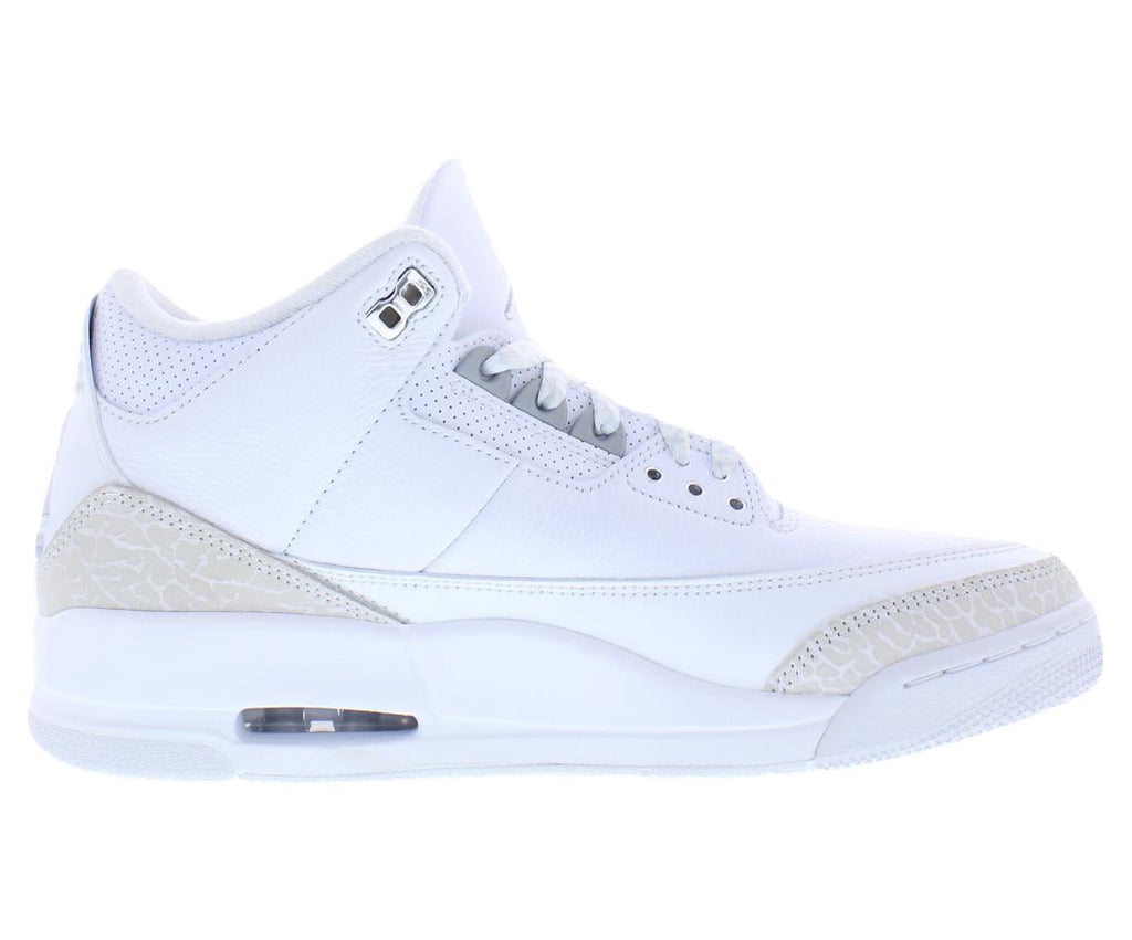 Nike Air Jordan 3 Retro White / Metallic Silver - White CT8532-111 Men's Size 10