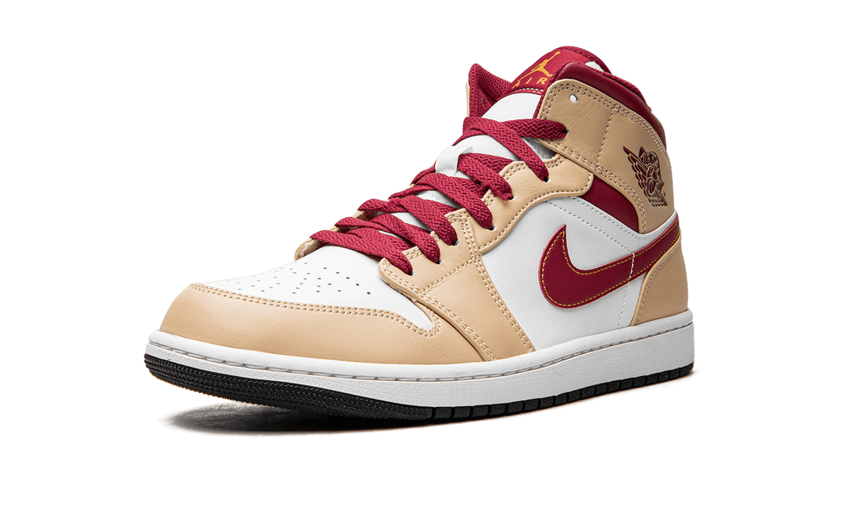 JORDAN MENS Air Jordan 1 Mid "Light Curry" 554724 201 554724 201 from Stadium Goods