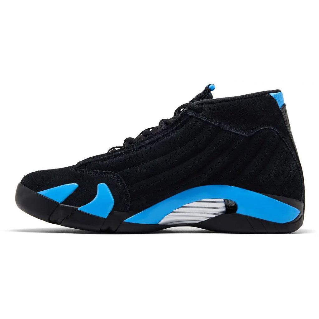 Air Jordan 14 Retro Men's Shoes Black/White-University Blue 487471-007