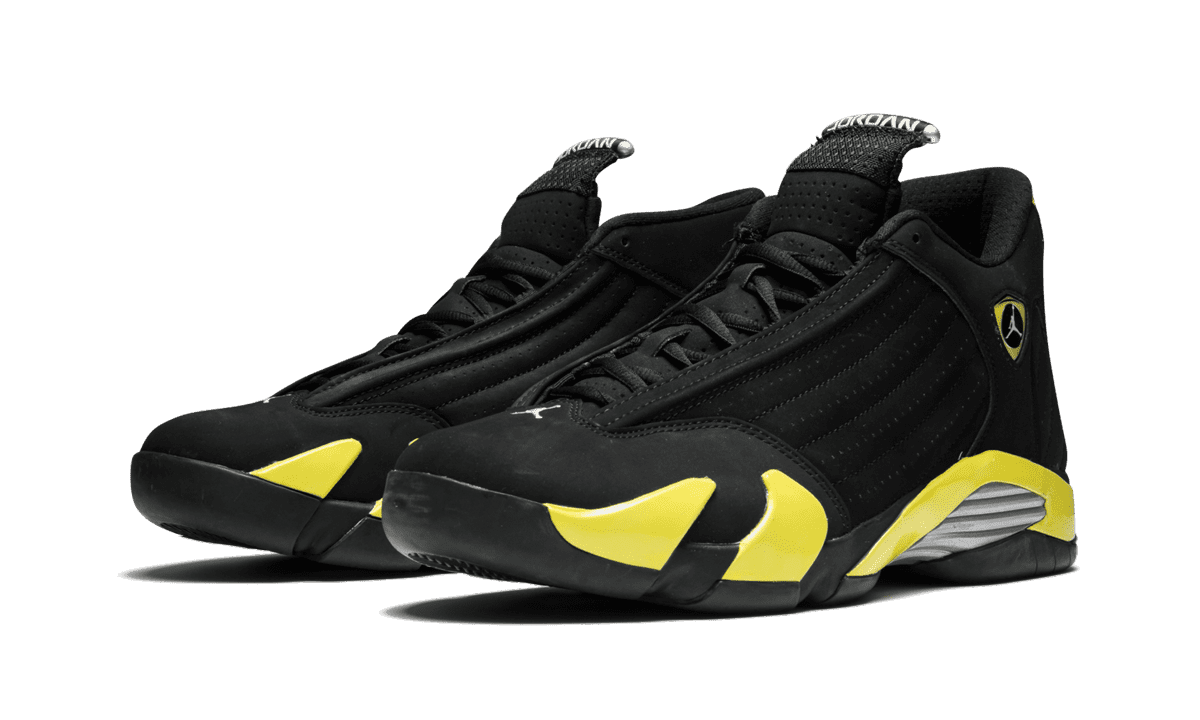 JORDAN MENS Air Jordan 14 Retro "Thunder" 487471 070 from Stadium Goods