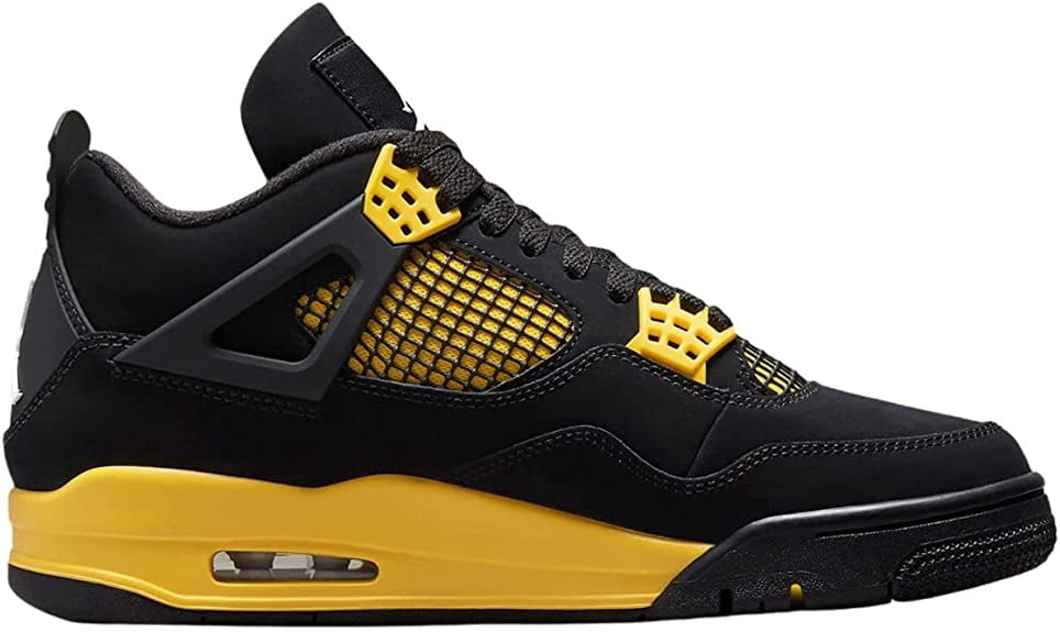 Jordan Mens 4 Retro Fashion Sneakers