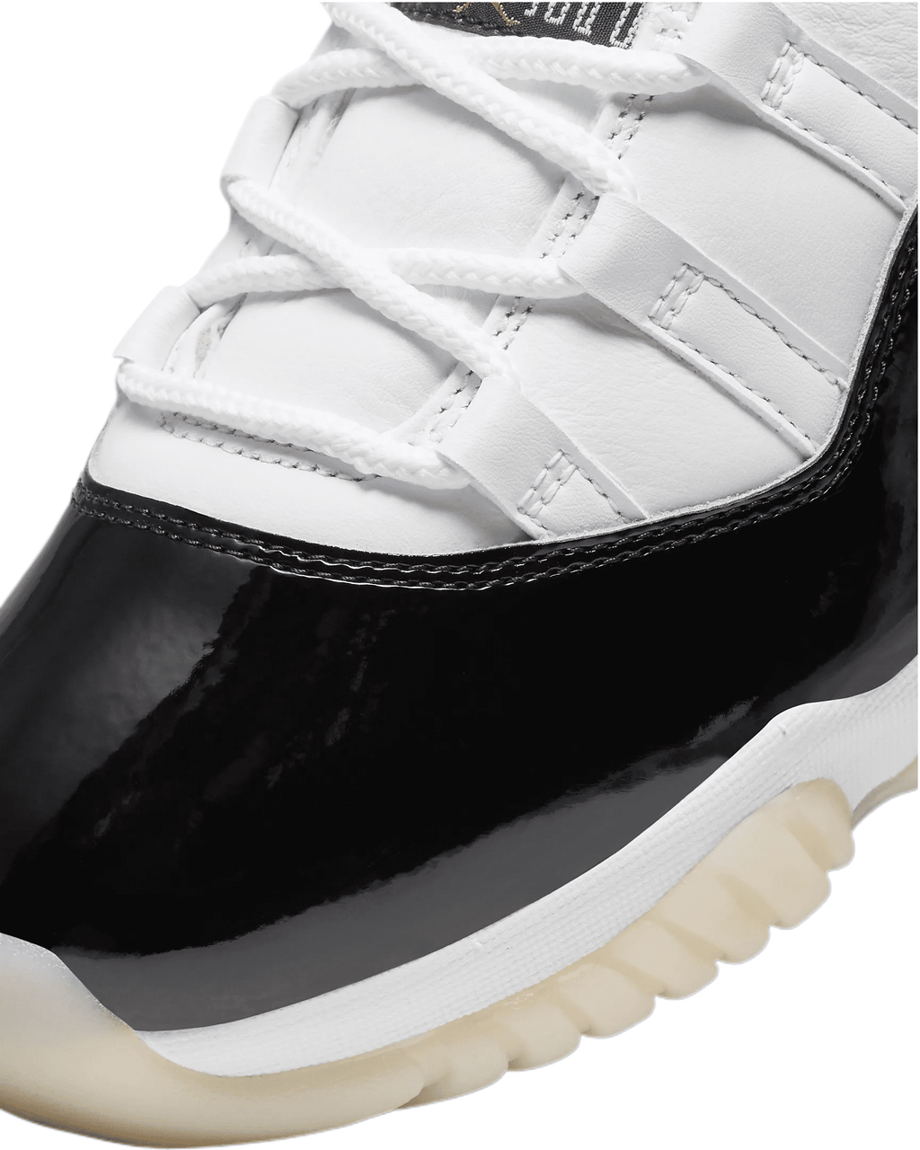 Nike Air Jordan 11 Retro GS Boys Shoes Size 5.5, Color: White/Metallic Gold/Black