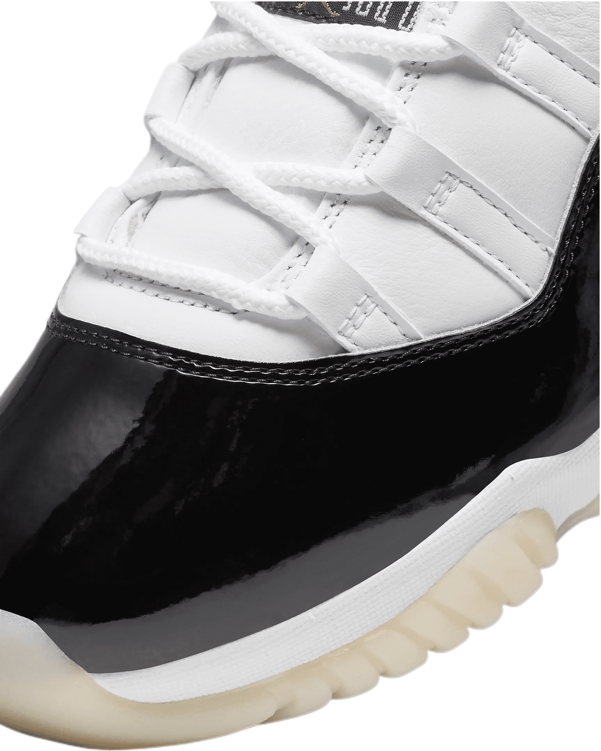 Nike Air Jordan 11 Retro GS Boys Shoes Size 5.5, Color: White/Metallic Gold/Black