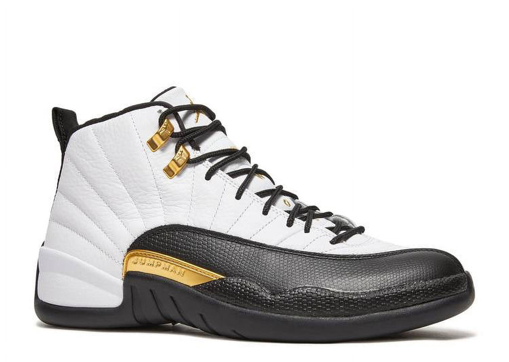 Air Jordan Men's Athletic Shoes Retro Style White, Metallic Gold-Black