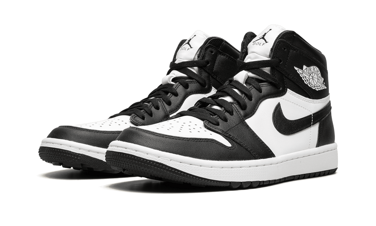Jordan MENS Air Jordan 1 High Golf "Black / White - Panda" DQ0660 101 from Stadium Goods