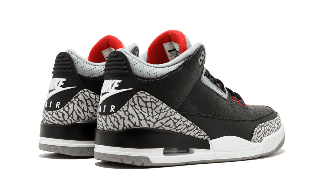 Jordan MENS Air Jordan 3 Retro OG "Black Cement" 854262 001 from Stadium Goods