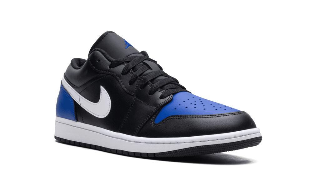 Jordan MENS Jordan 1 Low "Black Royal Toe" 553558 042 from Stadium Goods