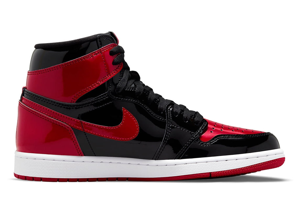 [555088-063] Men's Jordan 1 Retro High OG Patent Bred