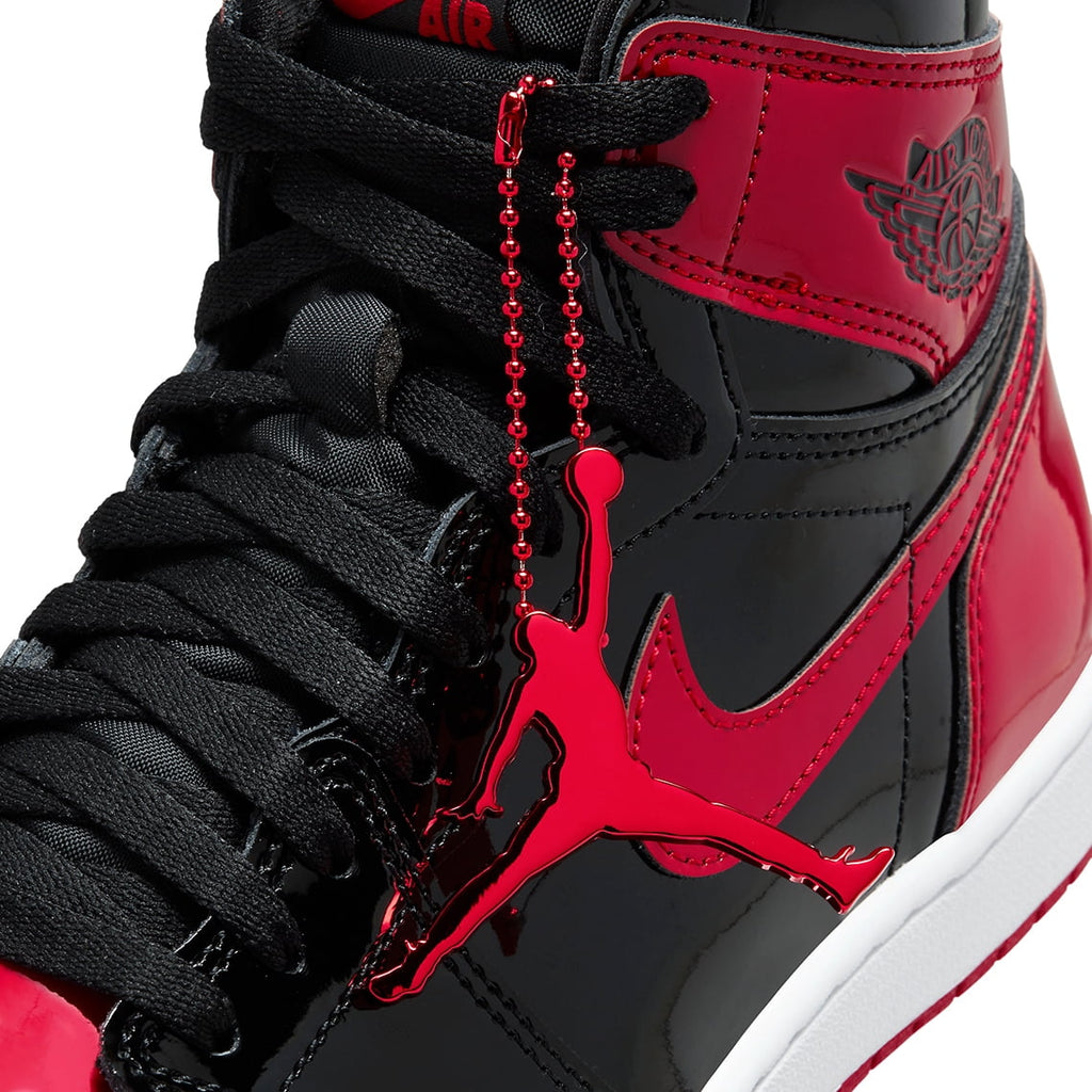 [555088-063] Men's Jordan 1 Retro High OG Patent Bred