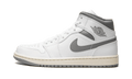 JORDAN MENS Air Jordan 1 Mid "White / Stealth Grey" 554724 135 554724 135 from Stadium Goods