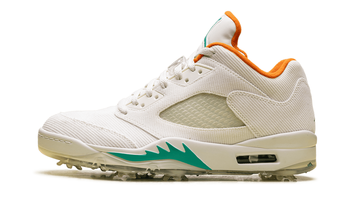 JORDAN MENS Air Jordan 5 Golf "Lucky and Good" CW4204 100 CW4204 100 from Stadium Goods