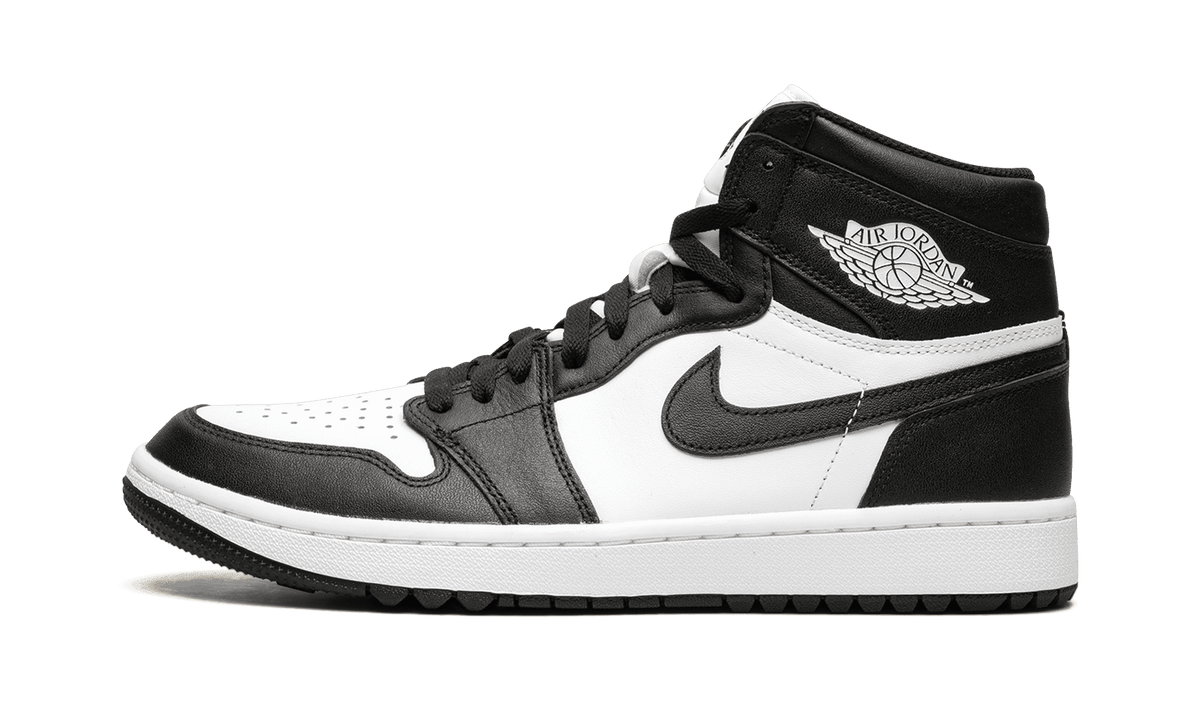 Jordan MENS Air Jordan 1 High Golf "Black / White - Panda" DQ0660 101 from Stadium Goods