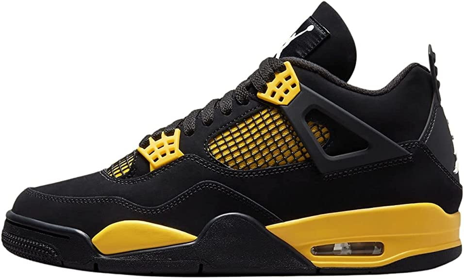 Jordan Mens 4 Retro Fashion Sneakers