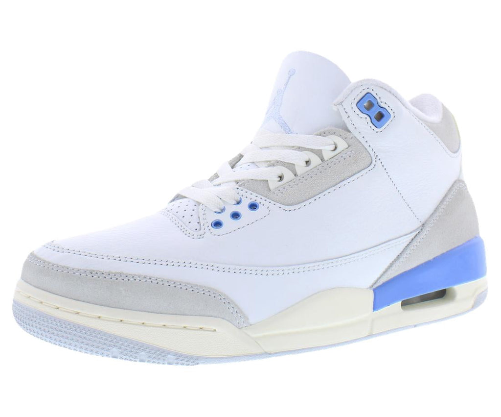 Men's Jordan 3 Retro "Lucky Shorts" Smmt Wht/Hydrogen Blue (CT8532 101) - 12