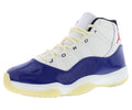 Nike Air Jordan 11 Retro Rare Air Leather Mens Shoes Size 9.5, Color: Deep Royal Blue/Fire Red/Sail