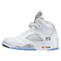 Men's Jordan 5 Retro OG "White Metallic" Wht/Blk-Mtlc Silver (HQ7978 103) - 11.5