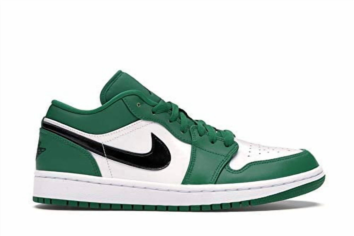 Nike Kids Grade School Air Jordan 1 Low "Pine Green" Basketball Shoe (4.5)