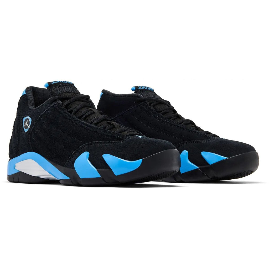 Air Jordan 14 Retro Men's Shoes Black/White-University Blue 487471-007