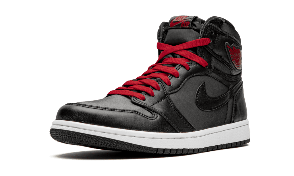 Jordan MENS Air Jordan 1 Retro High OG "Black Satin/Gym Red" 555088 060 from Stadium Goods
