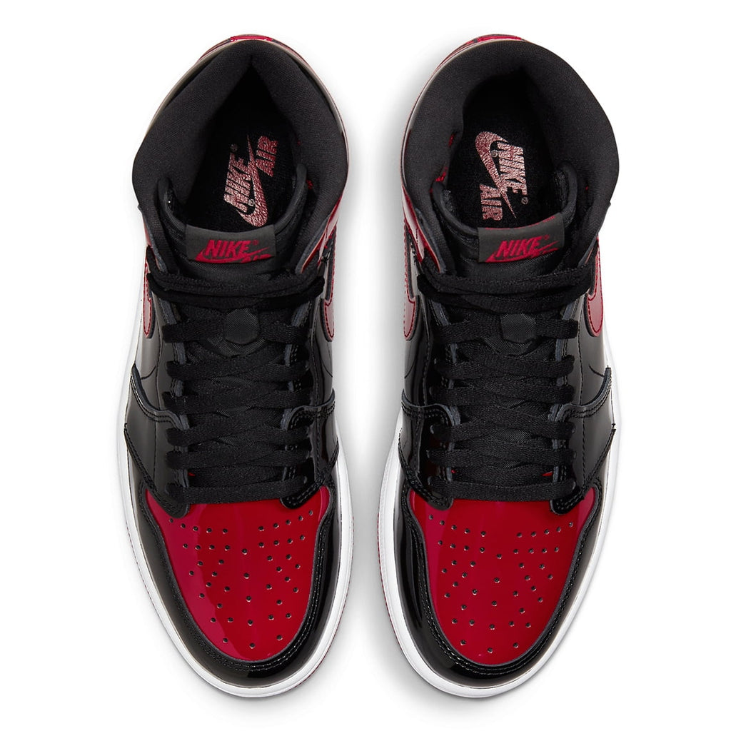 [555088-063] Men's Jordan 1 Retro High OG Patent Bred