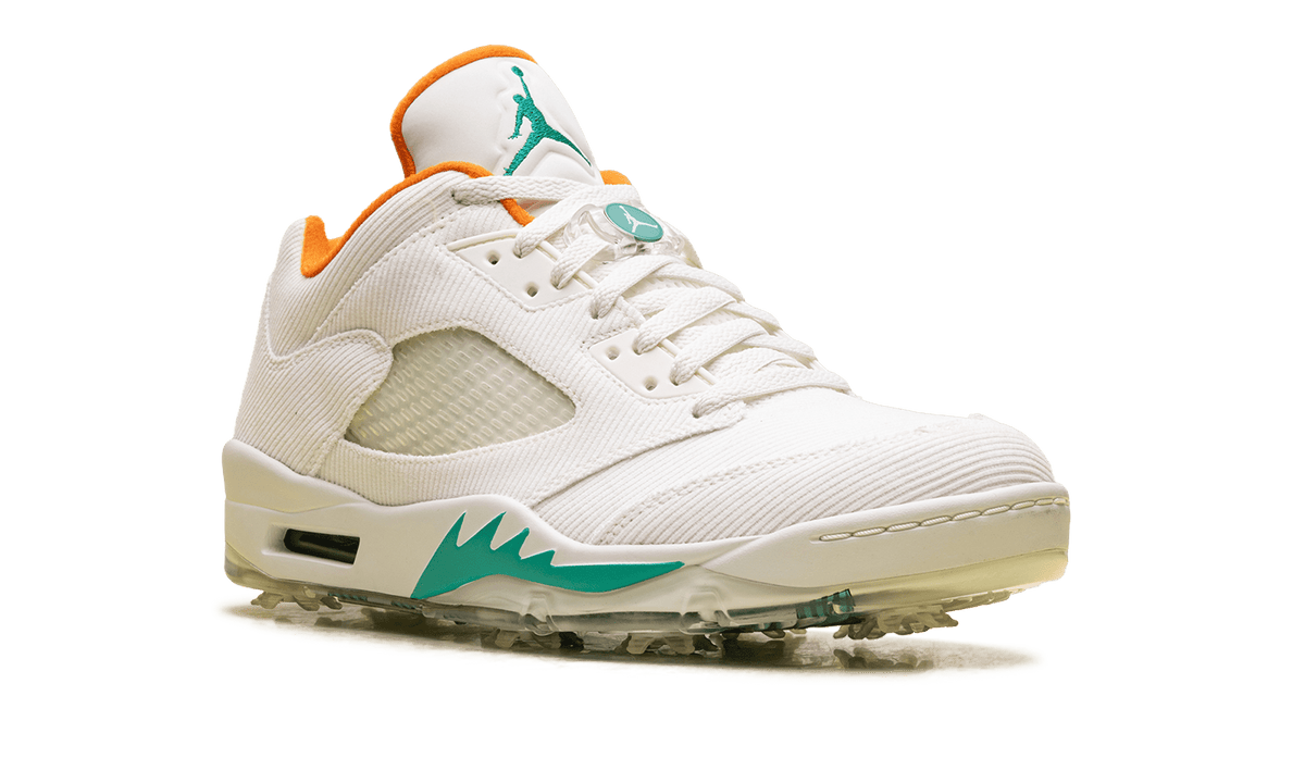 JORDAN MENS Air Jordan 5 Golf "Lucky and Good" CW4204 100 CW4204 100 from Stadium Goods
