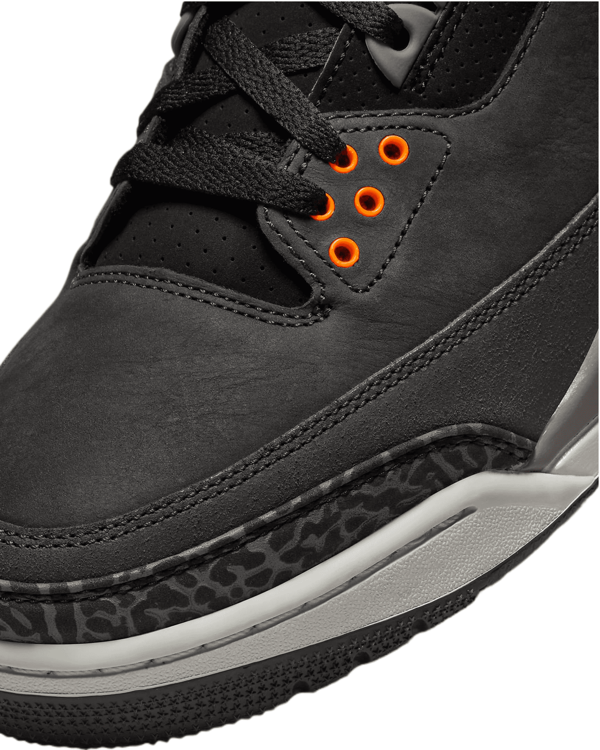 Men's Air Jordan 3 Retro "Fear" Sneaker Night Stadium / Total Orange CT8532-080, Size 9.5-US