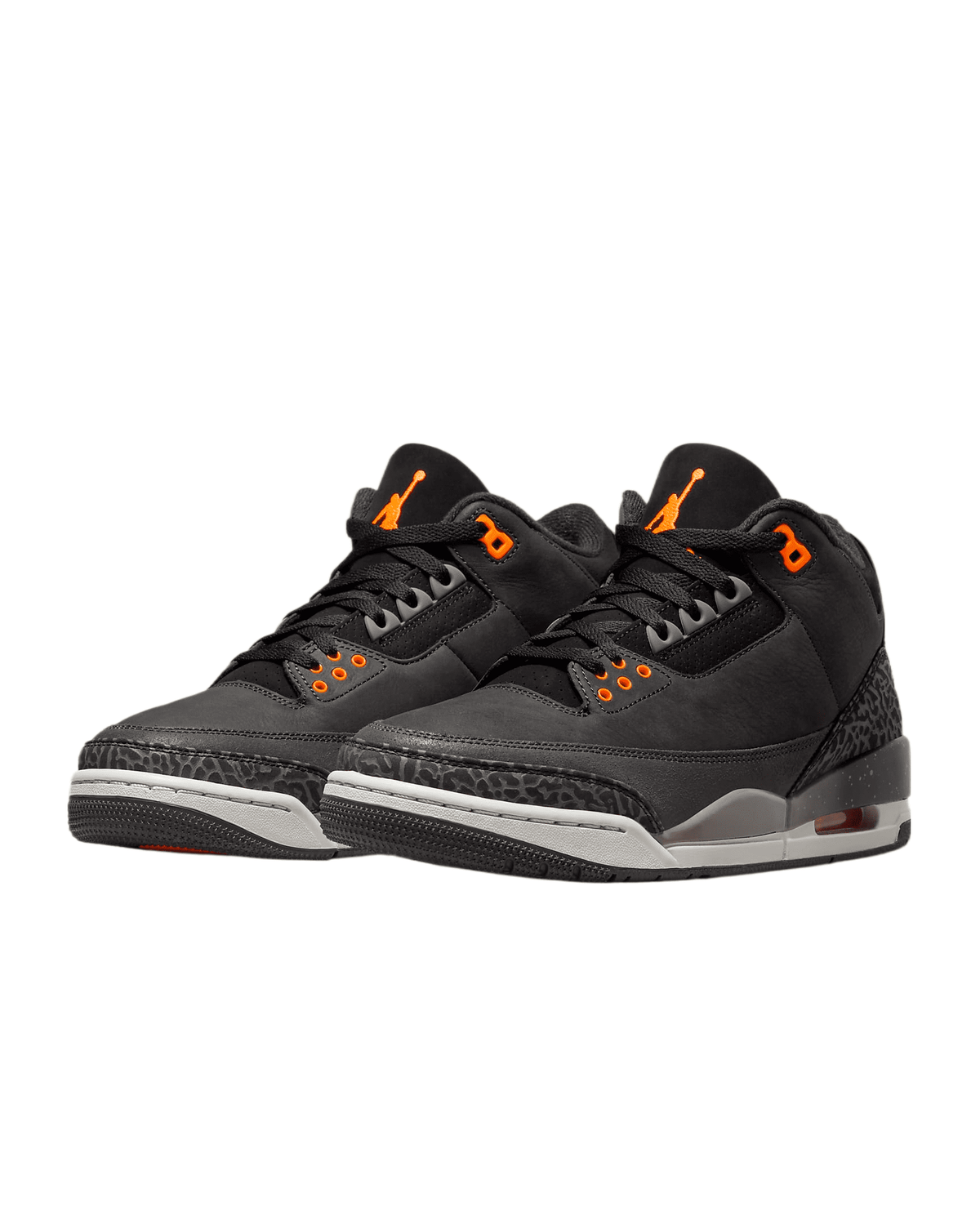 Men's Air Jordan 3 Retro "Fear" Sneaker Night Stadium / Total Orange CT8532-080, Size 9.5-US