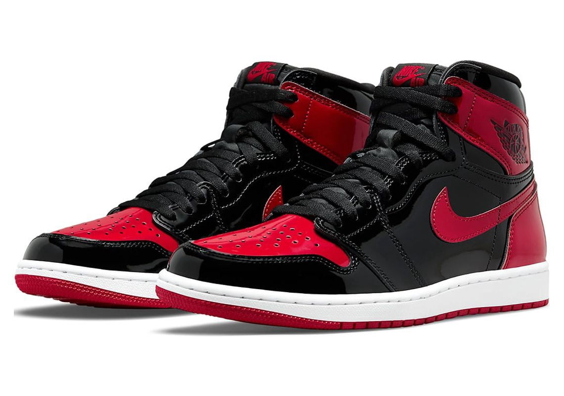 (Men's) Air Jordan 1 Retro High OG 'Reimagined Patent Bred / Banned' (2021) 555088-063