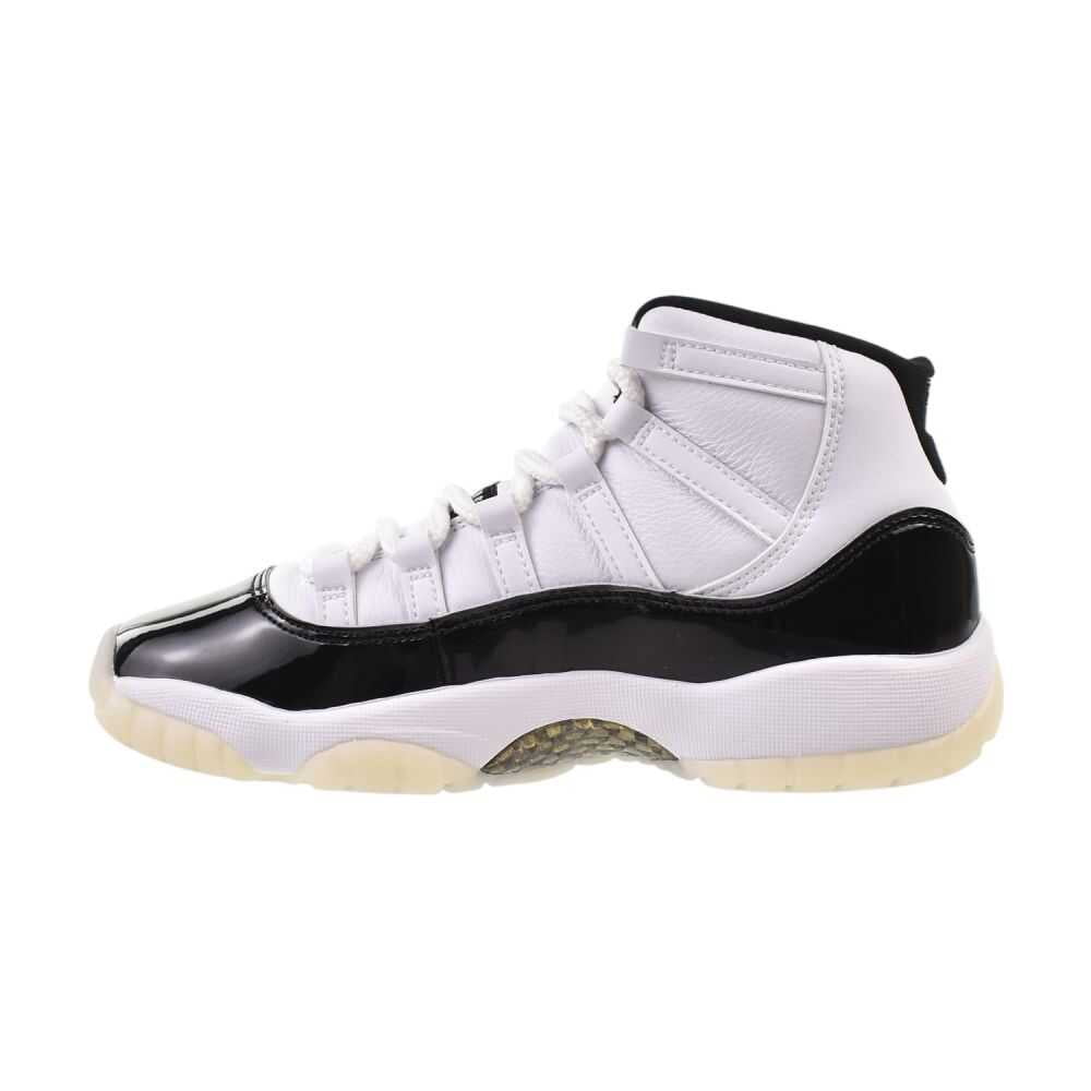 Nike Air Jordan 11 Retro GS Boys Shoes Size 5.5, Color: White/Metallic Gold/Black