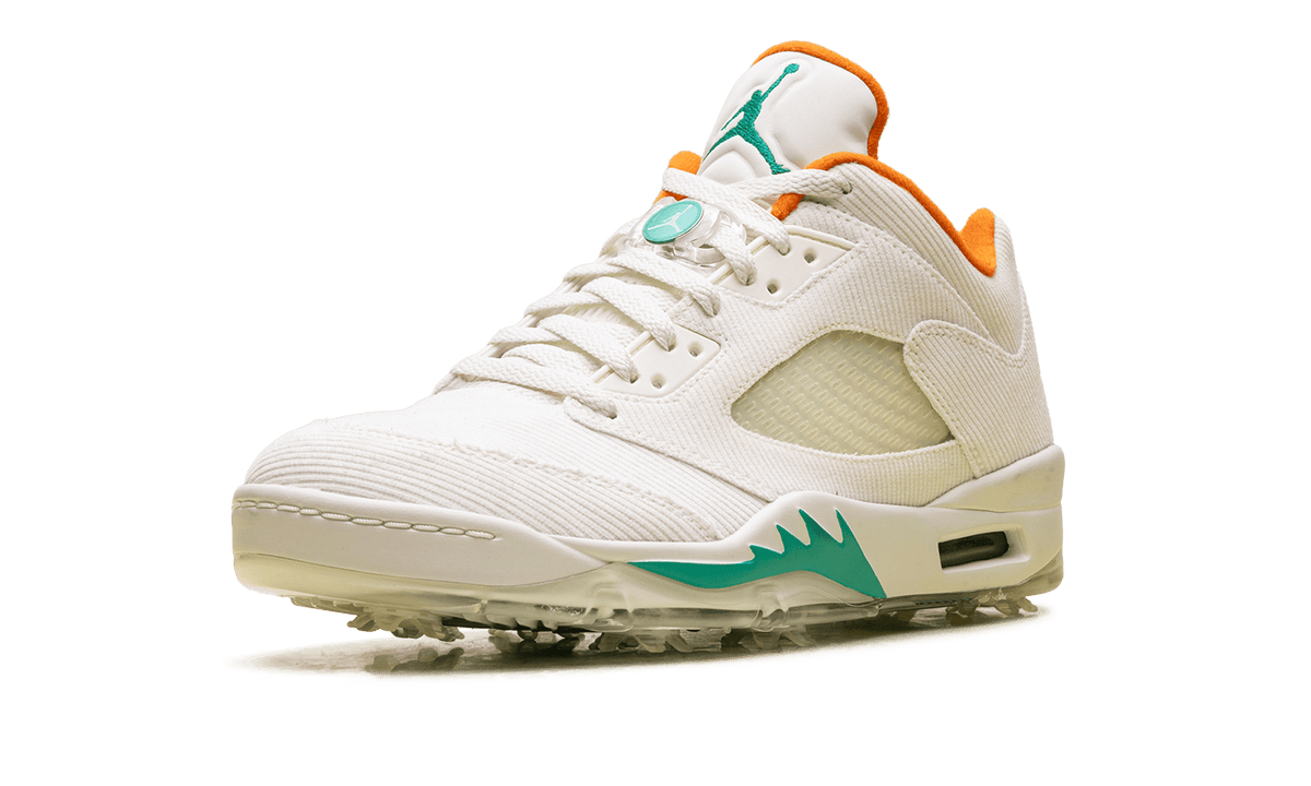 JORDAN MENS Air Jordan 5 Golf "Lucky and Good" CW4204 100 CW4204 100 from Stadium Goods